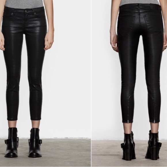 All Saints Denim - All Saints Petrol Brodie Skinny Jeans